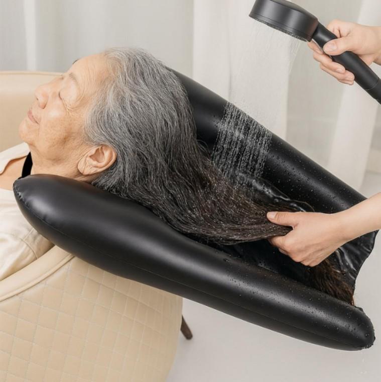 샴푸대 임산부 환자 머리감기 노인 간이 휴대용 에어