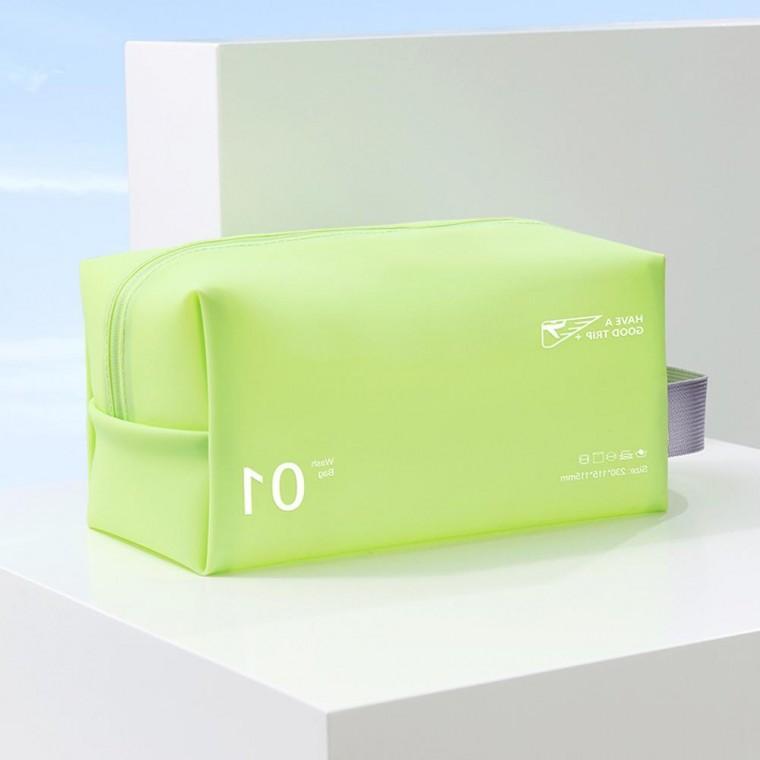 비취백 그린 PVC 수영장 말랑이 젤리 방수파우치 망사백 목욕가방