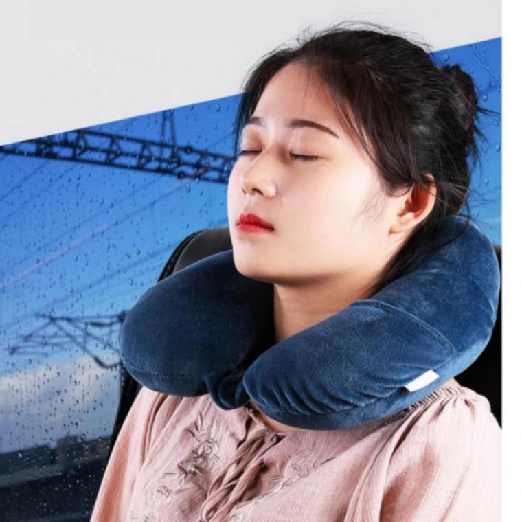 기내용 메모리폼 쿠션 목베게 푹신한 소재 라텍스 비행기목베게 목쿠션