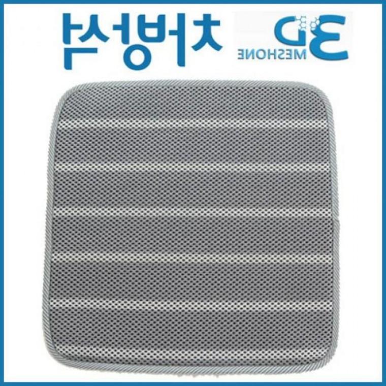 차량방석 3DMesh 1장 의자등받이쿠션 바람방석