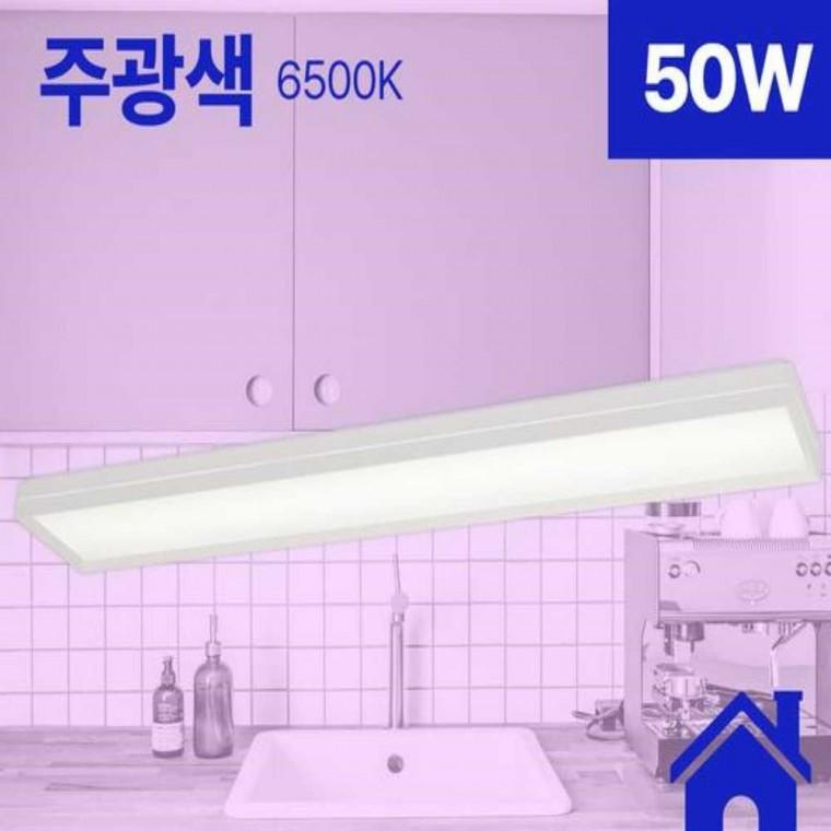 주방등 LED 2등 50W 주광