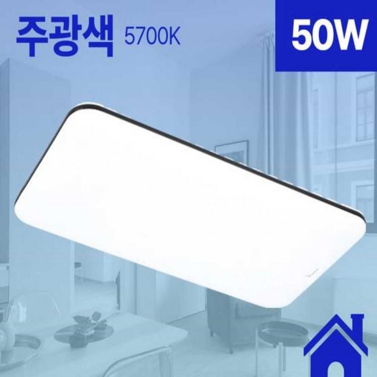 거실등 LED 710x380 2등 50W 주광