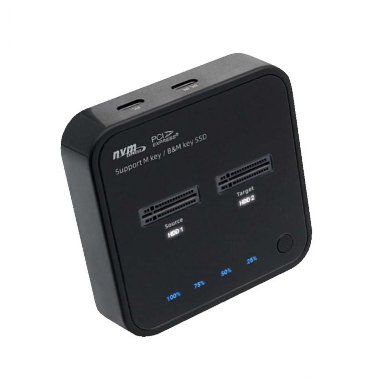 USB 3.1 C타입 M2 NVMe 도킹스테이션 10Gbps 고화질 영화 음악 문서 파일