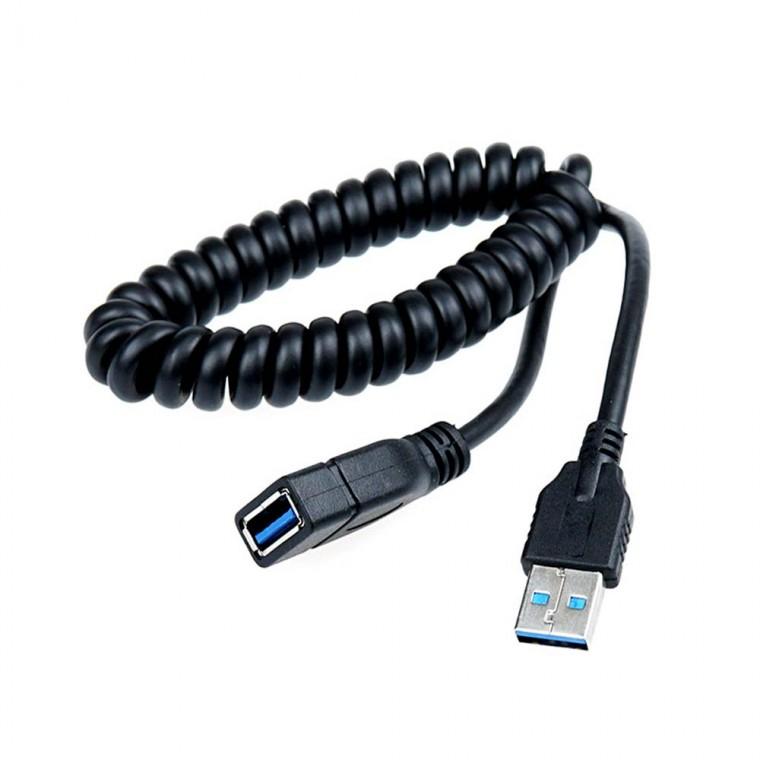 USB 3.0 A타입 스프링 케이블 MF 고속전송 5Gbps