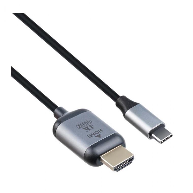 4K 2K USB TYPE C to HDMI 컨버터케이블 1.8M 미러링 호환 노트북 스마트폰 영상 음성 출력