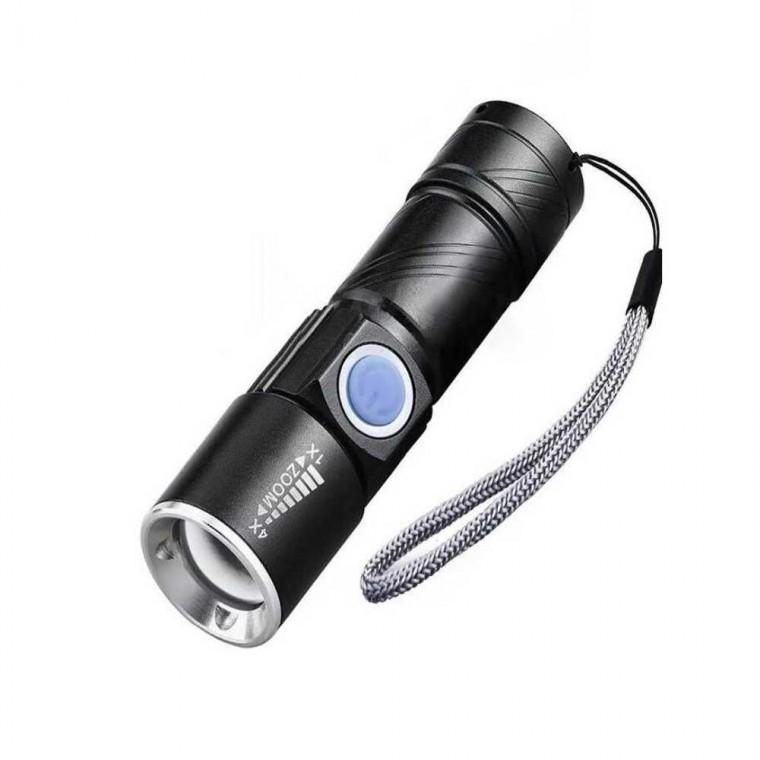 랜턴 LED 손전등 미니줌라이트 블랙