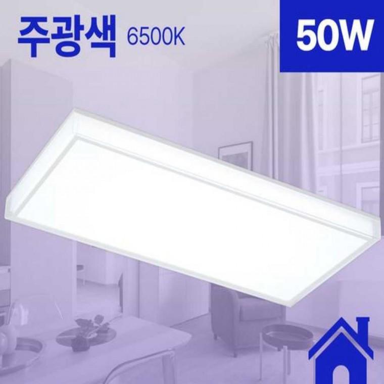 거실등 LED 2등 50W 주광