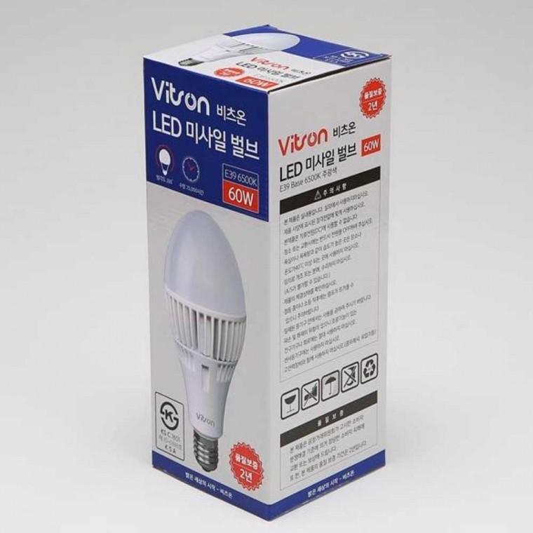 벌브 LED 60W 주광 E39