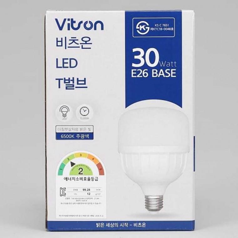 T 벌브 LED 30W 주광 E26