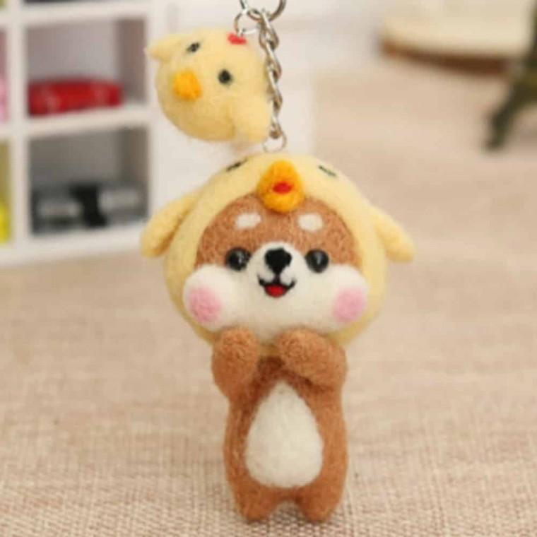 니들펠트 펠트인형키링 양모펠트만들기