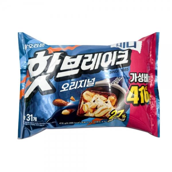 오리온 핫브레이크 오리지널 미니 416g 초코바