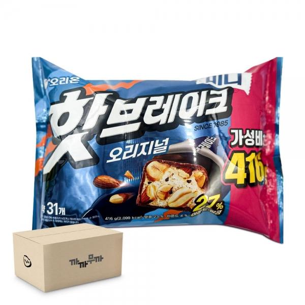 오리온 핫브레이크 오리지널 미니 416g (1박스-8개) 초코바