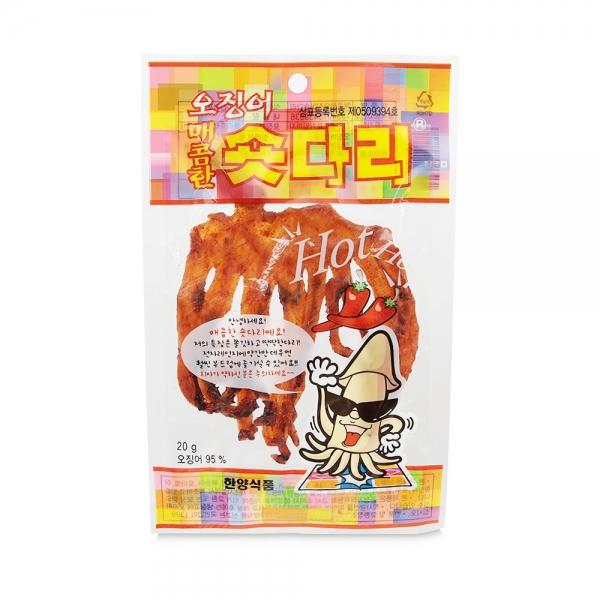한양 매콤한 오징어 숏다리 20g