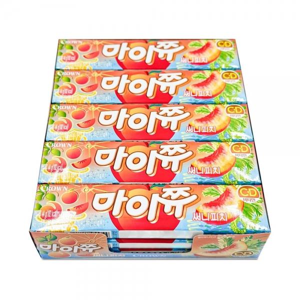 크라운 마이쮸 써니피치 44g x 15개 (1통)