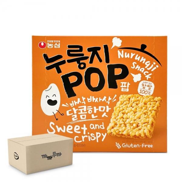 농심 누룽지팝 달콤한 맛 142g (1박스-16개)