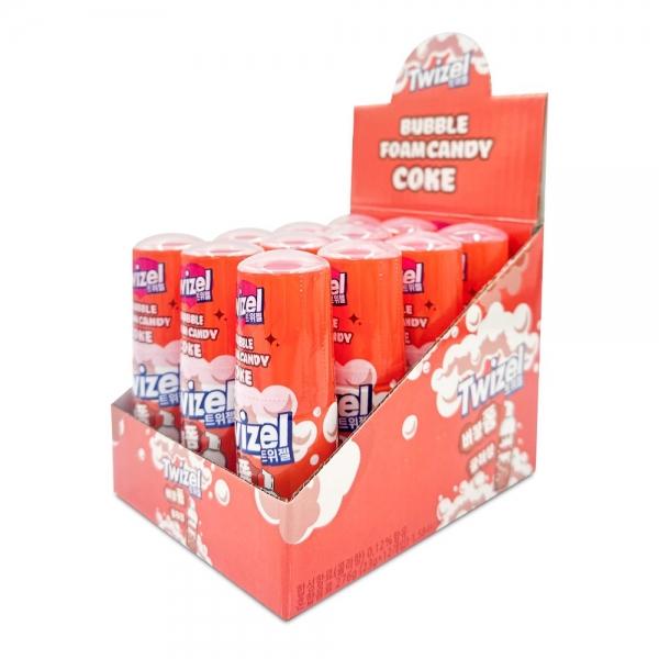 트위젤 버블폼 콜라향 23g x 12개 (1통) 스프레이 액체 캔디