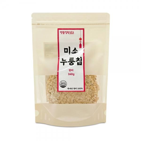 맛뜰정원  현미 미소 누룽칩 160g  식사대용