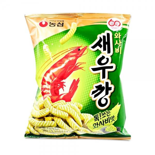 농심  와사비 새우깡 70g