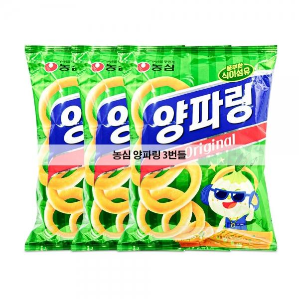 농심 양파링 50g x 3번들