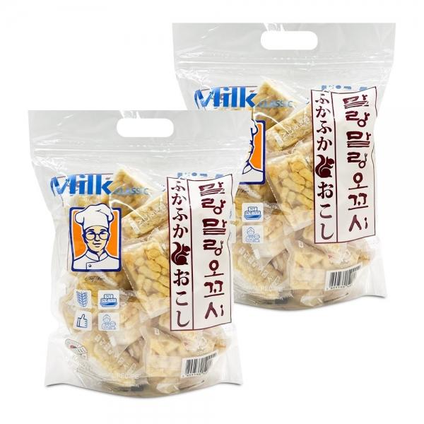 클래식 말랑말랑 오꼬시 우유맛 24개입 400g x 2개 대용량 쌀강정