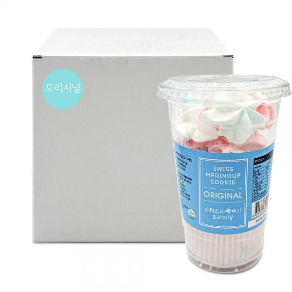 스위스 머랭쿠키 오리지널 30g x 12개 (1통) 달콤한 쿠키