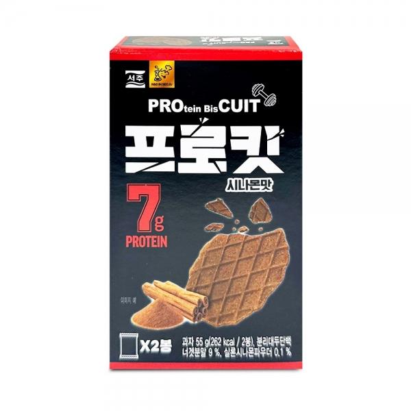 서주 프로킷 와플 시나몬맛 55g 프로틴과자 단백질과자