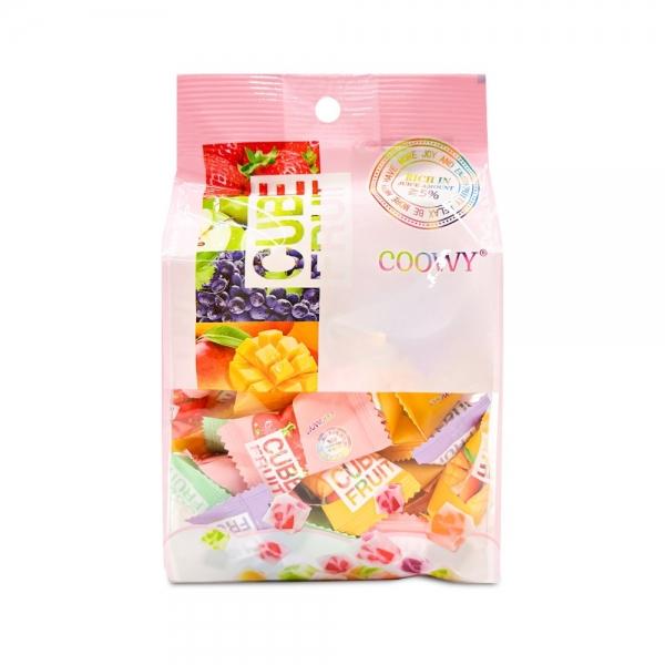 coowy 쿠위 큐브 후르츠 젤리 300g 네가지맛 어쏘티드 과일젤리