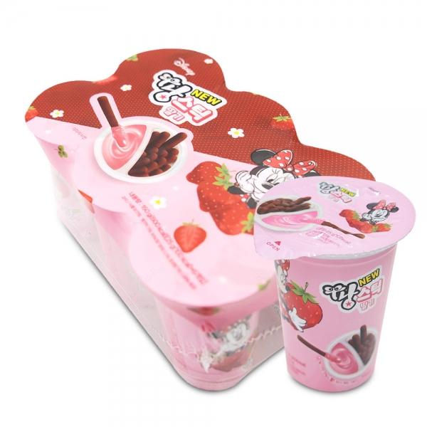 달곰 팡스타 스틱 딸기 25g x 6개 (1팩) 디즈니 캐릭터