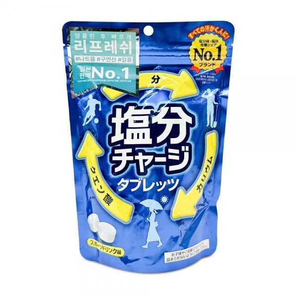 카바야 염분차지 스포츠 드링크 맛 81g 일본 소금사탕