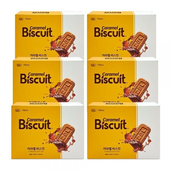 카라멜 비스킷 500g x 6개 쿠키 비스킷
