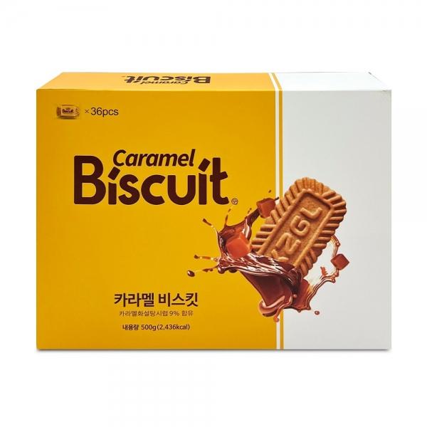 카라멜 비스킷 500g 쿠키 비스킷