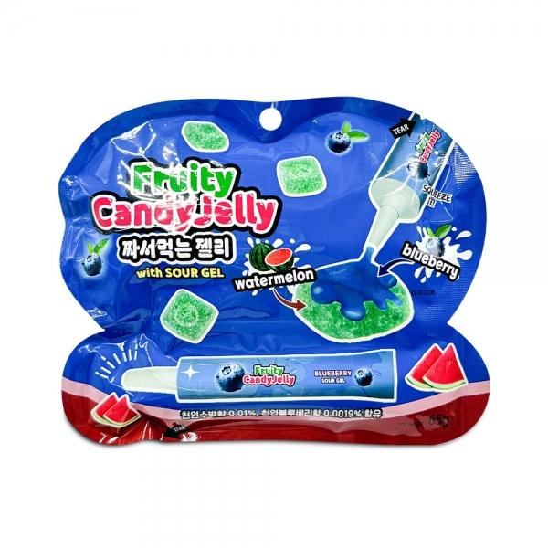 짜서 먹는 젤리 블루베리+ 수박 맛 65g