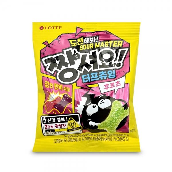 롯데 짱셔요  터프 츄잉 후르츠 맛 51g
