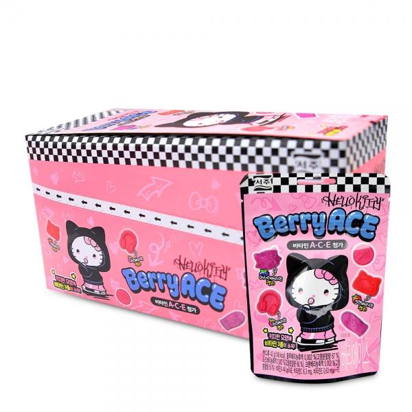 서주  베리에이스 42g x 12개 (1통) 세가지맛 과일젤리 비타민젤리
