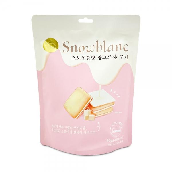 스노우 블랑 랑그드샤 쿠키 오리지널맛 90g 부드러운 쿠키