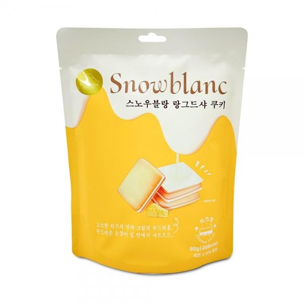 스노우 블랑 랑그드샤 쿠키 치즈맛 90g 부드러운 쿠키