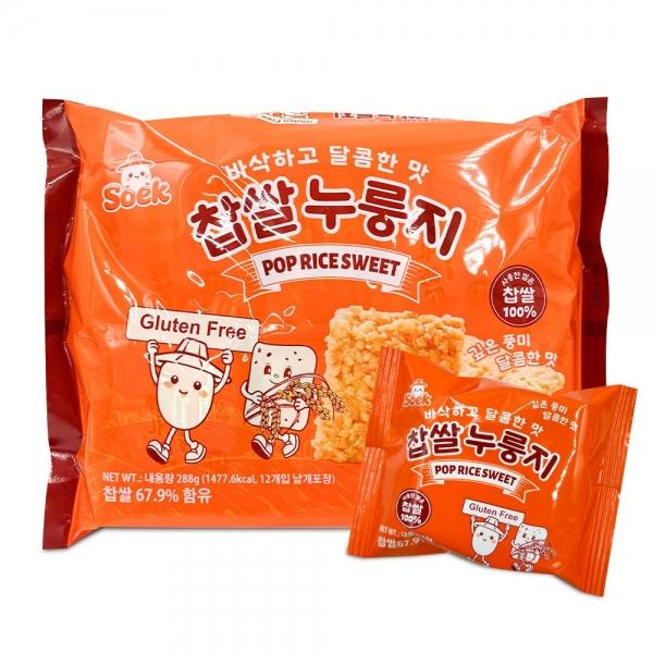 찹쌀 누룽지 바삭하고 달콤한 맛 288g 추억의과자