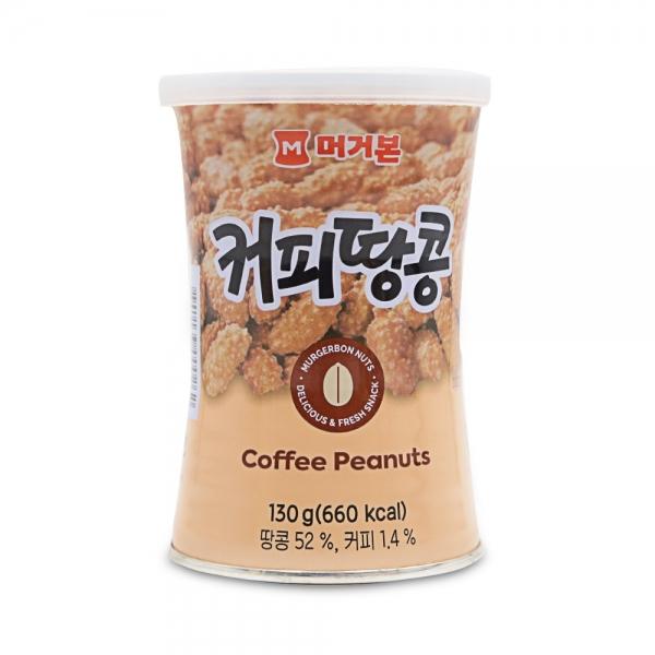 머거본 커피땅콩 130g 캔