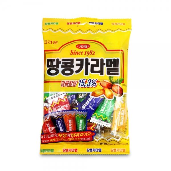 크라운 땅콩카라멜 120g