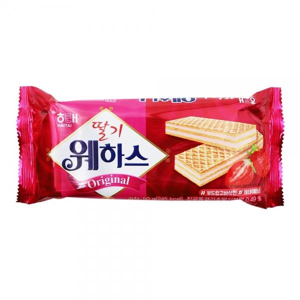 해태 딸기 웨하스 50g