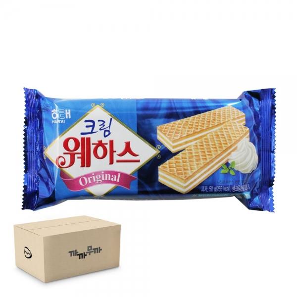 해태 크림 웨하스 50g (1박스-40개)