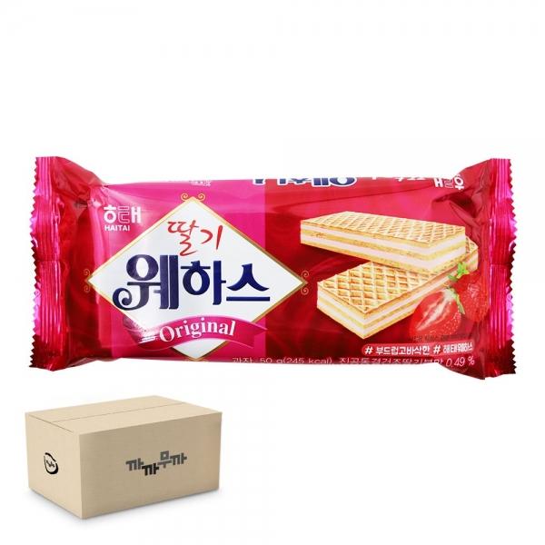 해태 딸기 웨하스 50g (1박스-40개)