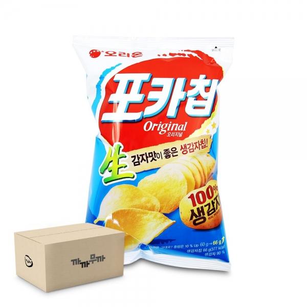 오리온 포카칩 오리지널 66g (1박스-20개)