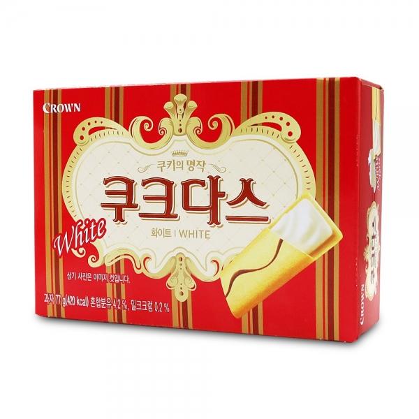 크라운 쿠크다스 화이트 77g