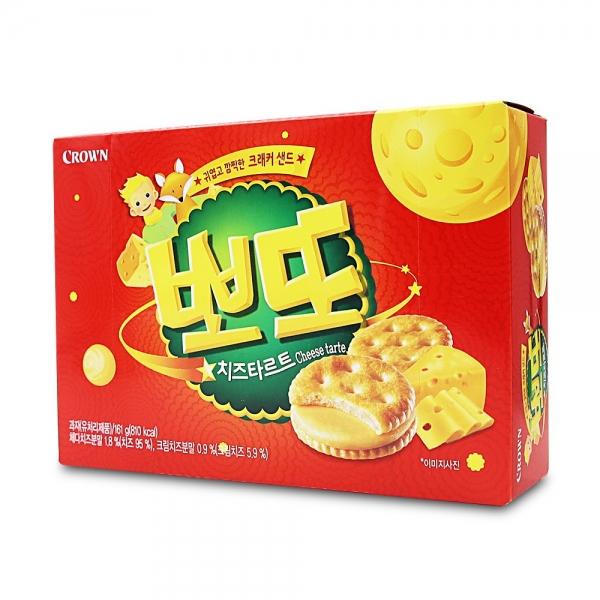 크라운 뽀또 치즈타르트 161g