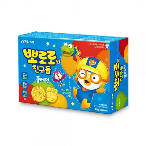 빙그레 뽀로로와 친구들 플레인 65g