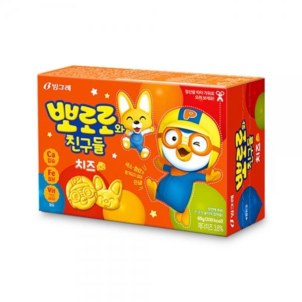 빙그레 뽀로로와 친구들 치즈 65g