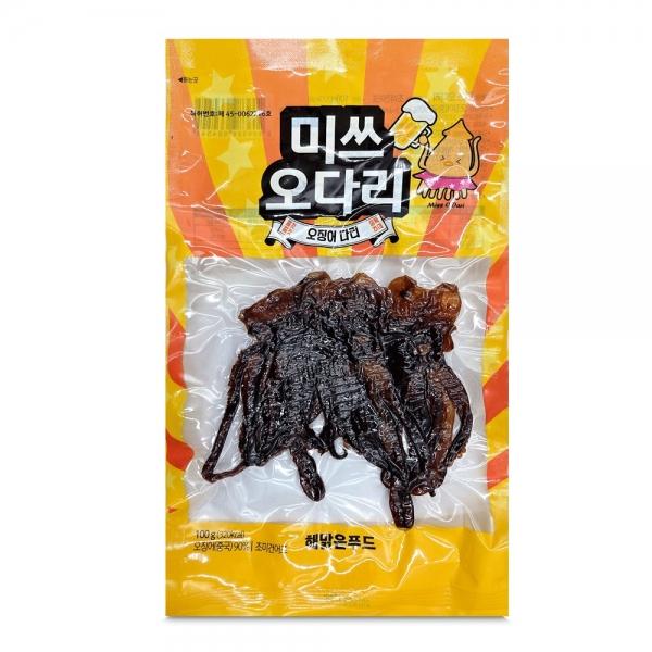 해맑은푸드 바로먹는 미쓰오다리 100g 오징어다리 안주