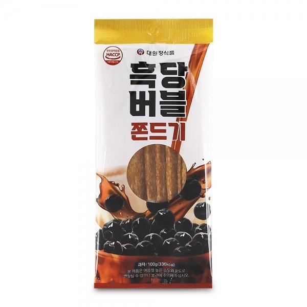 대원정식품 흑당 버블 쫀드기 100g