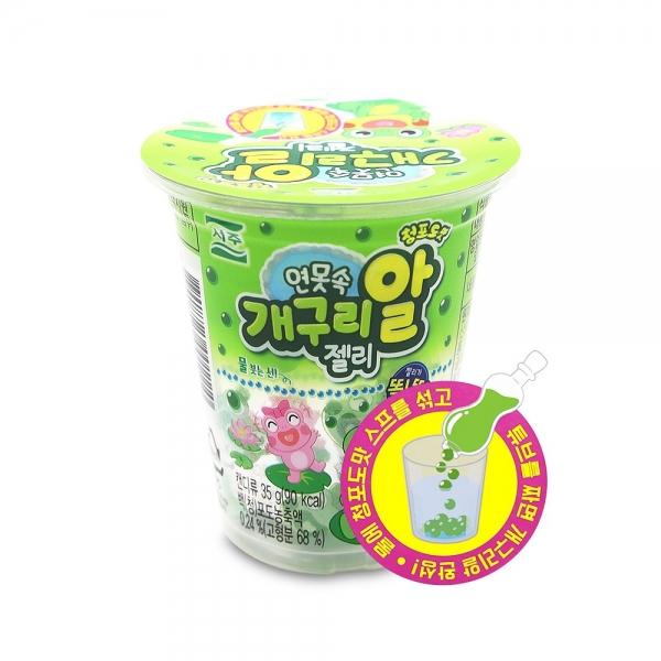 서주 연못속 개구리알 젤리 청포도맛 35g